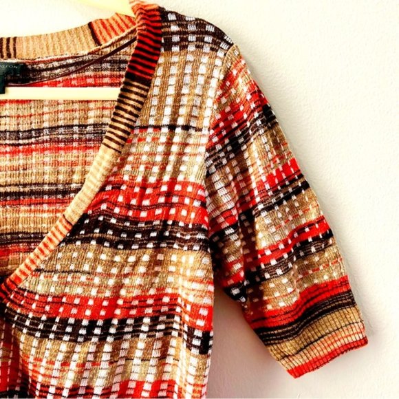 EUC | Worthington Cropped Button Down Lightweight Sweater | Size Large - Picture 4 of 9